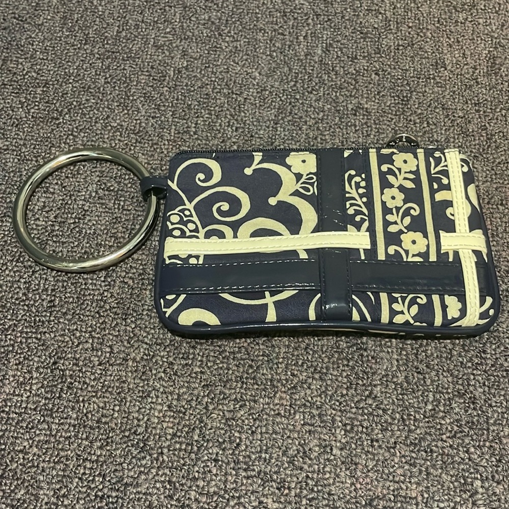 Twirly Birds Navy Vera Bradley Bangle Wristlet